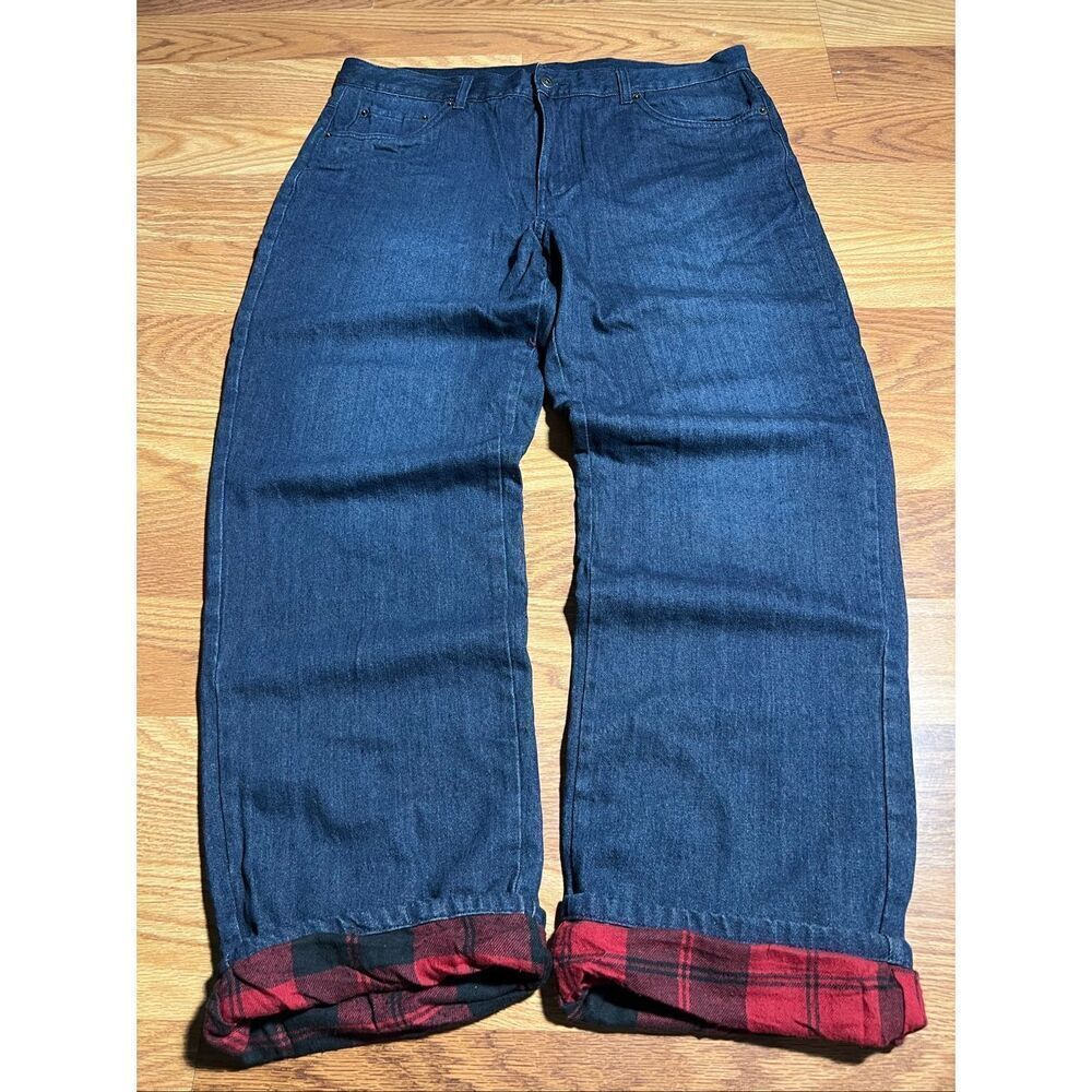 Adventuridge Work Casual Flannel Lined Jeans 40x32